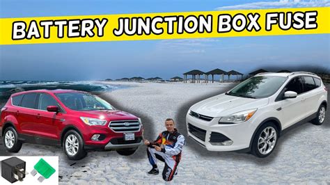 2015 ford escape battery junction box|Ford Escape battery box fuse location.